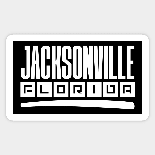 Jacksonville Sticker by colorsplash